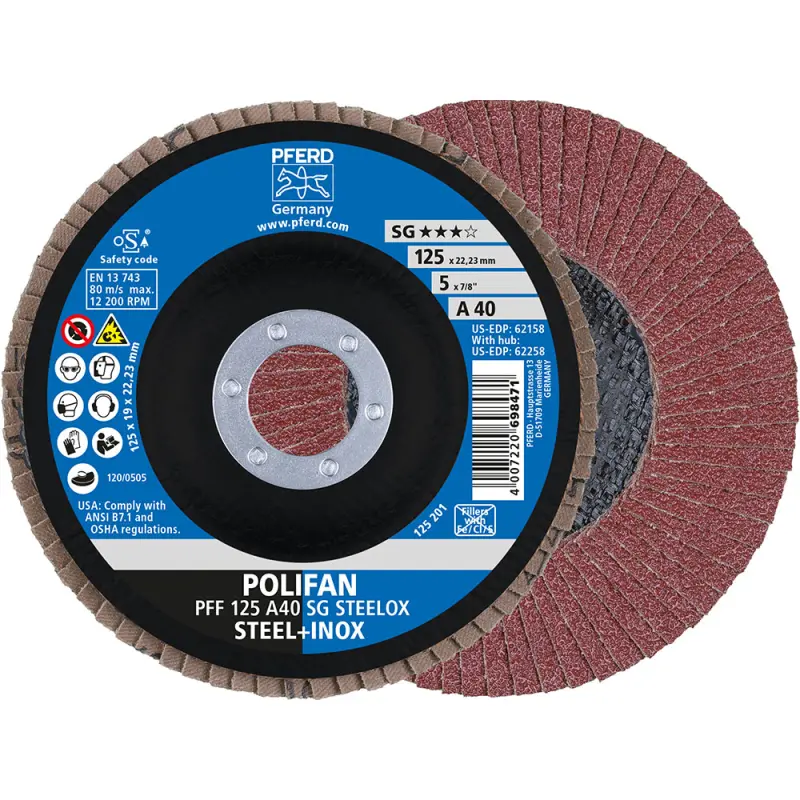 PFF 125-22 A 40 SG/22,2  KOTOUČ LAMELOVÝ SG-A (PF4007220167502)