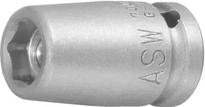 Za tepla kovaný nástrčkový kľúč s magnetom 1/4" 8mm ASW (EDE61761008)