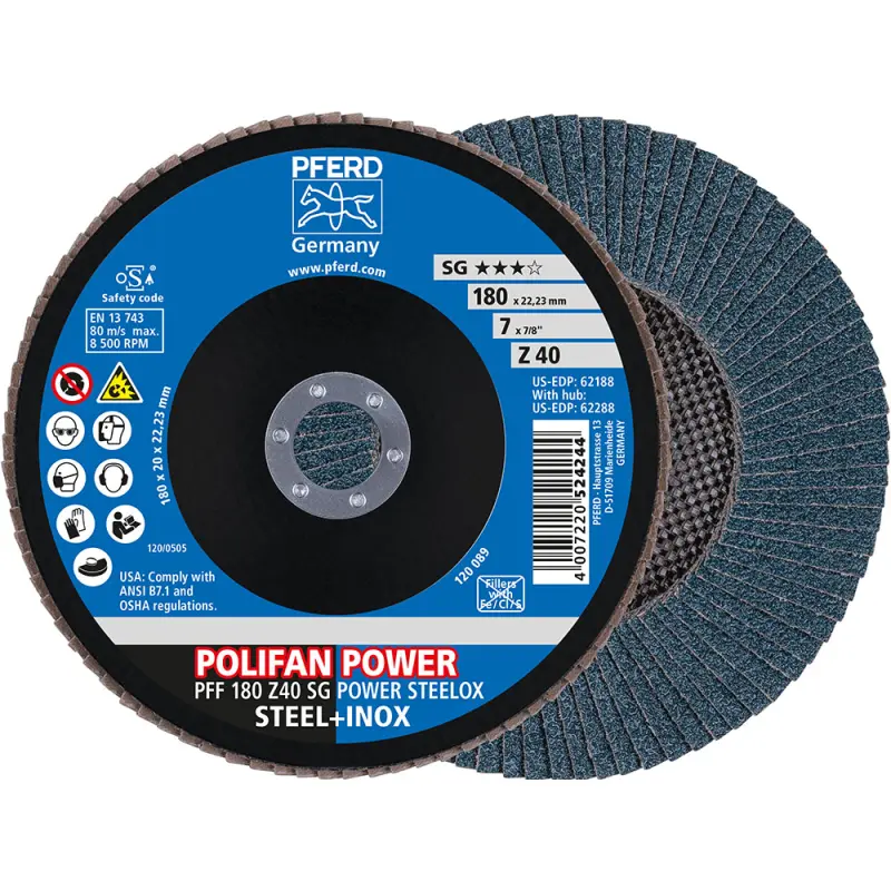 PFF 180-22 Z 40 SG/22,2  KOTOUČ LAMELOVÝ SG-ZIRKON (PF4007220167632)