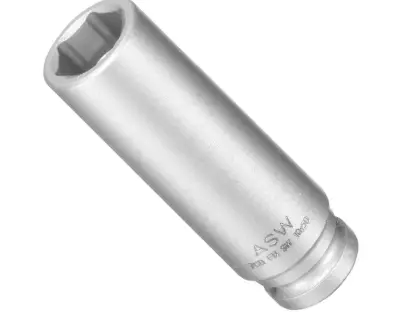 Nástrčná hlavica 1/4" 7 mm, dlhá s pružinovým magnetom ASW 700 FM (EDE61762007)
