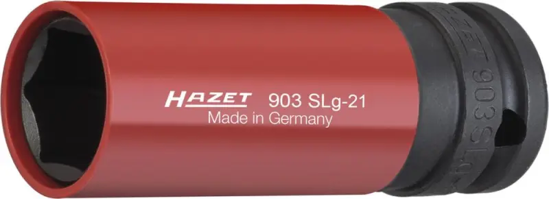 Nástrčná hlavice 1/2" 21 mm, rázová, plast. ochrana Hazet 903SLG-21 (EDE61800210)