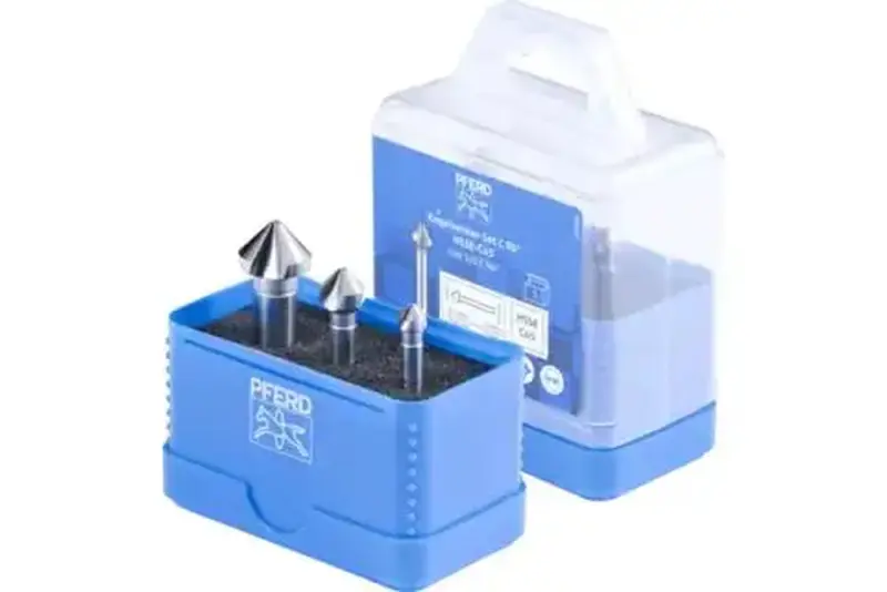 Kužeľové a odihlovacie záhlbníky 90° pr. 6,3 ÷ 16,5 mm Pferd SET KES HSSE DIN 335 C90° 3TLG (Sada 3 ks) (PF4007220168714)