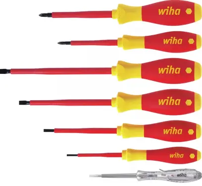 Šroubováky SoftFinish electric Wiha 320N SF K7. Sada 7 dílů VDE (WIHA00834)