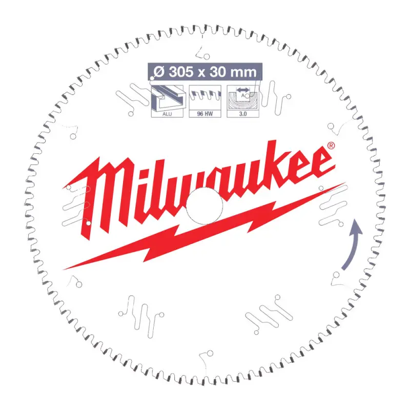 Pilový kotouč Milwaukee 4932471323 na hliník pr. 305 x 30 x 3,0 mm (96TF NEG.) (MI4932471323)