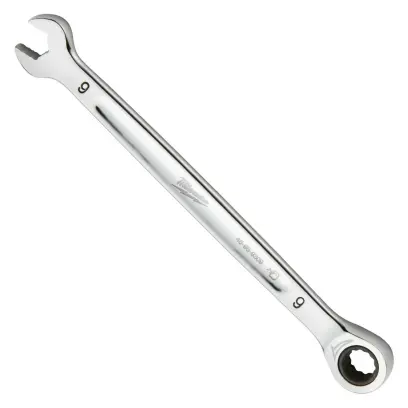 Račňový očkoplochý kľúč Milwaukee 9 mm MAX BITE, rovný, 4932471502
