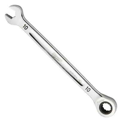 Račňový očkoplochý kľúč Milwaukee 10 mm MAX BITE, rovný, 4932471503