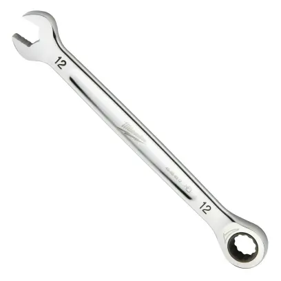 Račňový očkoplochý kľúč Milwaukee 12 mm MAX BITE, rovný, 4932471505