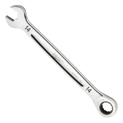Račňový očkoplochý kľúč Milwaukee 14 mm MAX BITE, rovný, 4932471507