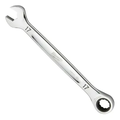 Račňový očkoplochý kľúč Milwaukee 17 mm MAX BITE, rovný, 4932471510