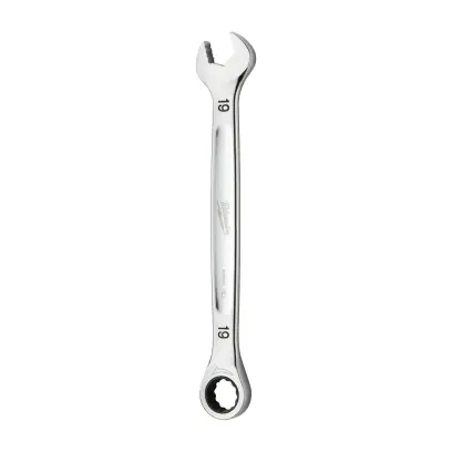 Račňový očkoplochý kľúč Milwaukee 19 mm MAX BITE, rovný, 4932471512