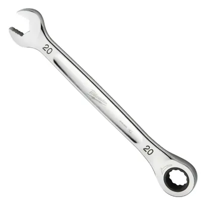 Račňový očkoplochý kľúč Milwaukee 20 mm MAX BITE, rovný, 4932471513