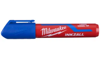 Značkovač Milwaukee INKZALL plochý hrot, modrý - špička 6,2 mm (L) (MI4932471557)