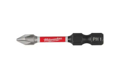 Skrutkovací bit 1/4 Milwaukee Shockwave Phillips PH 1 x 50 mm - 1 ks (MI4932471564)