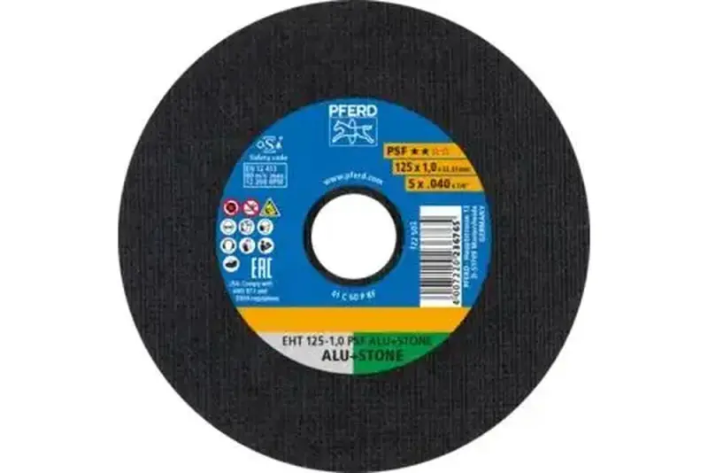 Rozbrusovacie kotúče Pferd EHT 125-1,0 PSF ALU+STONE/10,0 (10 ks) (PF4007220229408)