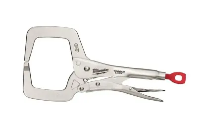 Samosvorné upínacie kliešte 280 mm Milwaukee Torque Lock™ - tvar "C" a pravidelné podložky (MI4932471728)