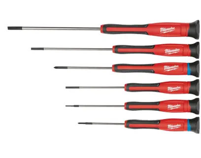 Sada mikrošroubováků Milwaukee (PH, SL) pro jemnou a přesnou práci - Sada 6 dílů (MI4932471869)