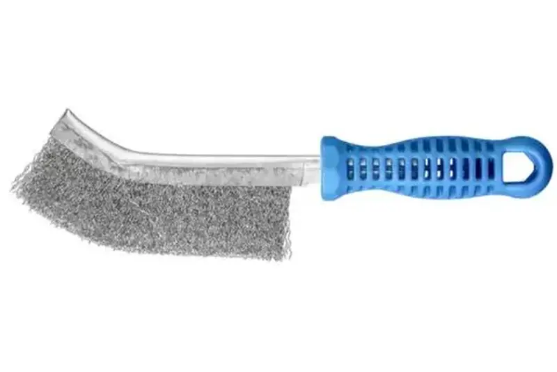 Ručná kefa s plastovou rukoväťou Pferd HBG 10 INOX 0,30 - zahnuté prevedenie (PF4007220233986)