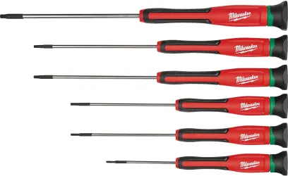 Sada mikrošroubováků Milwaukee (Torx) pro jemnou a přesnou práci - Sada 6 dílů (MI4932471870)