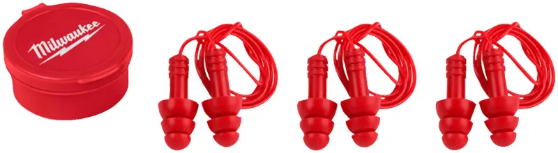 Chrániče sluchu Milwaukee 4932471904 Zátkové se šňůrkou (3 páry) (MI4932471904)