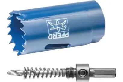 Dierovacia píla HSS pre kruhové otvory 25 mm Pferd SET HLS 25 (Sada 2 dielov) (PF4007220244579)
