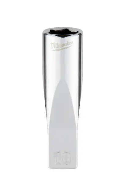 Hlavice FOUR FLAT™ 1/4" 10 mm Milwaukee 4932478330, prodloužená (MI4932478330)