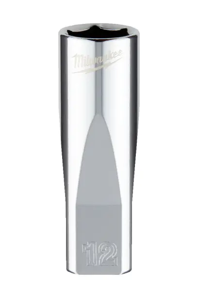 Hlavice FOUR FLAT™ 1/4" 12 mm Milwaukee 4932478332, prodloužená (MI4932478332)