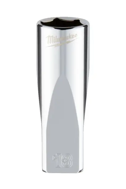 Hlavice FOUR FLAT™ 1/4" 13 mm Milwaukee 4932478333, prodloužená (MI4932478333)