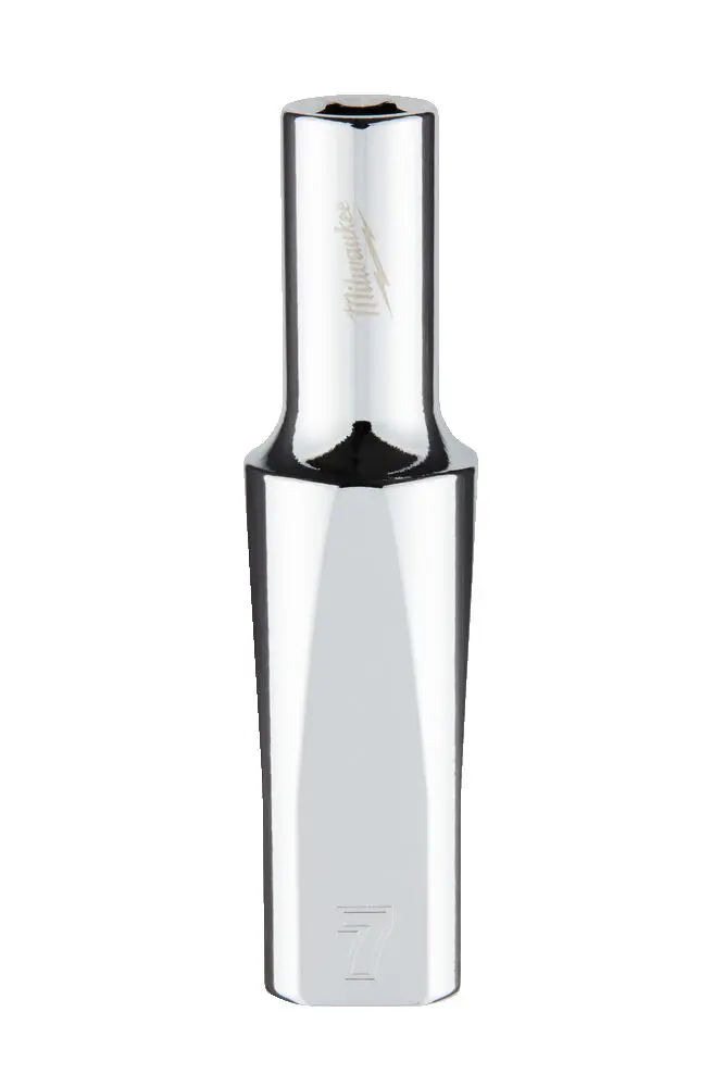 Hlavice FOUR FLAT™ 3/8" 7 mm Milwaukee 4932478351, prodloužená (MI4932478351)