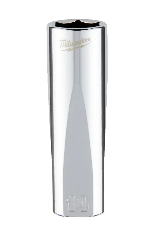 Hlavice FOUR FLAT™ 3/8" 14 mm Milwaukee 4932478358, prodloužená (MI4932478358)