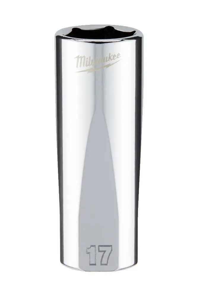 Hlavice FOUR FLAT™ 3/8" 17 mm Milwaukee 4932478361, prodloužená (MI4932478361)