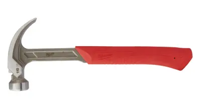 Tesařské ocelové kladivo 450 g Milwaukee. Zakřivené (MI4932478655)