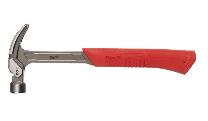 Tesařské ocelové kladivo 570 g Milwaukee. Zakřivené (MI4932478656)