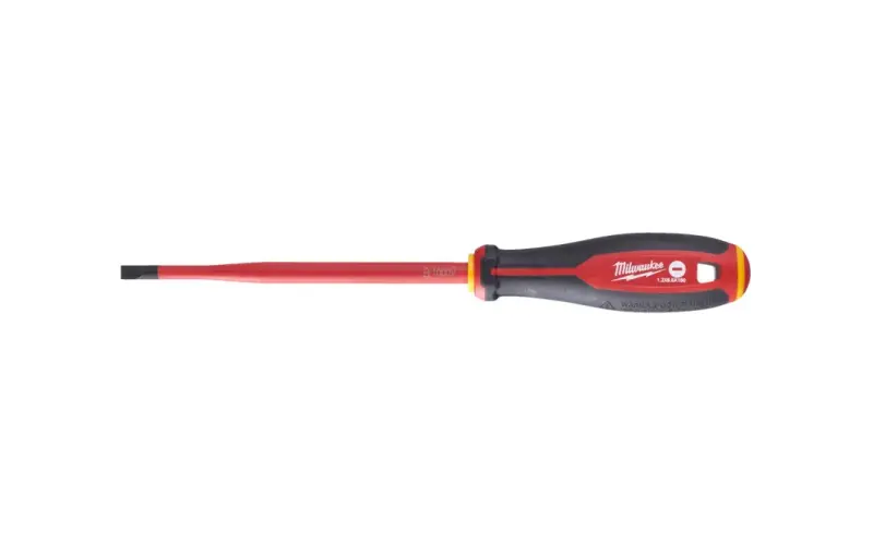 Milwaukee VDE tenký trojlaločný skrutkovač pre elektrikárov PL 1,2 x 6,5 x 150 na prácu pod 1000 V (MI4932478717)