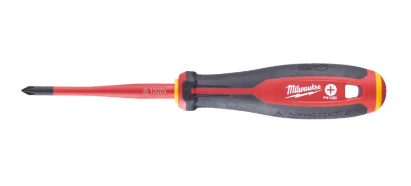 Křížový VDE šroubovák Milwaukee VDE Tri-Lobe PH 1x80 mm (MI4932478721)