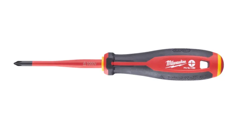 VDE šroubovák Milwaukee VDE Tri-Lobe PH/SL 1x80 mm (MI4932478733)