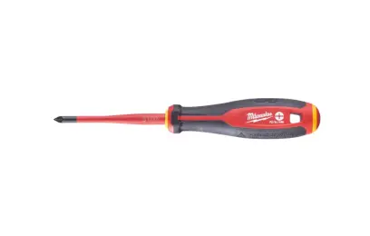 Milwaukee VDE tenký trojlaločný skrutkovač pre elektrikárov PZ/SL 1 x 80 na prácu pod 1000 V (MI4932478735)