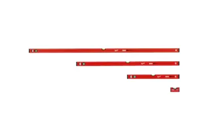 Vodováhy Milwaukee tenké PROMO SET 10, 60, 120, 180 cm (MI4932478898)