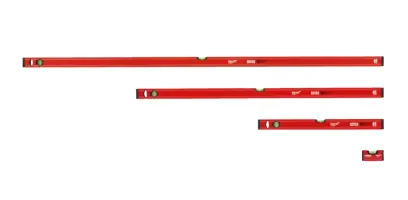 Vodováhy Milwaukee tenké PROMO SET 10, 60, 120, 180 cm 4932478898 (MI4932478898)