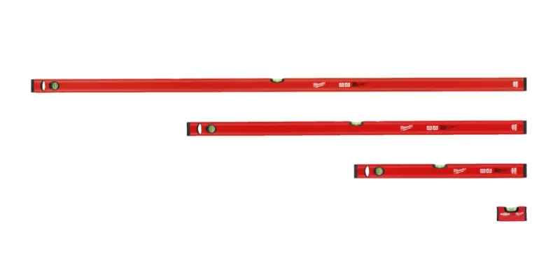 Vodováhy Milwaukee tenké PROMO SET 10, 60, 120, 180 cm 4932478898 (MI4932478898)