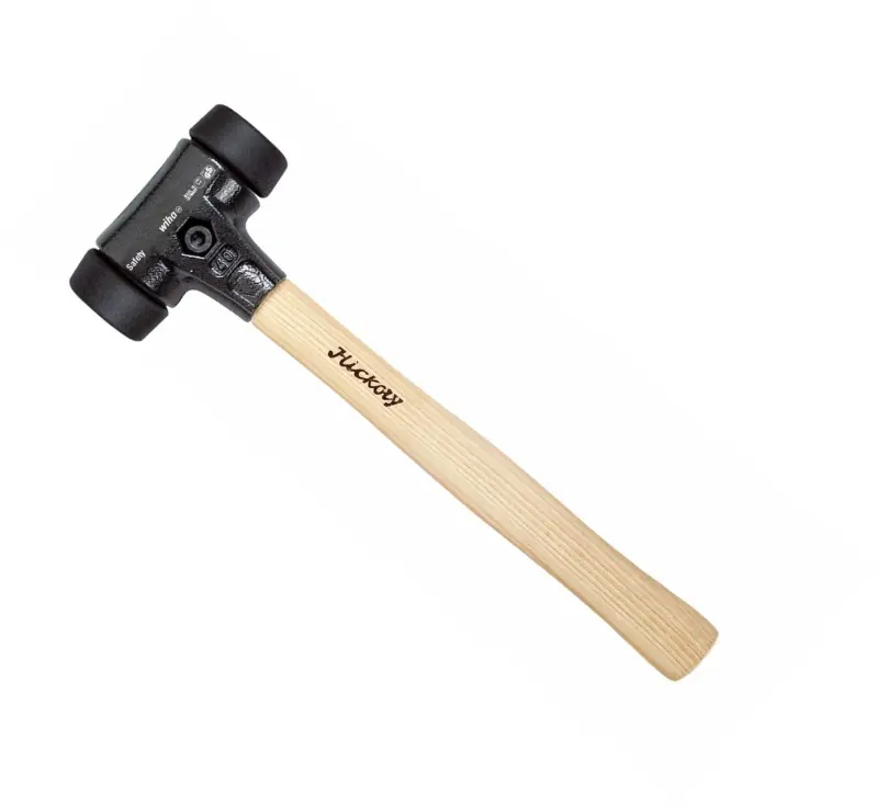 Palička Safety 360 mm Wiha typ 832-33, hickory rukojeť (hlava černá/černá: středně měkká) (WIHA26432)