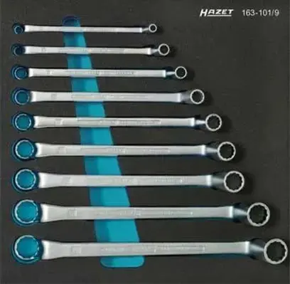 Modul pre nástroje 163-101/9 Obojstranný prstencový kľúč HAZET (EDE63100070)