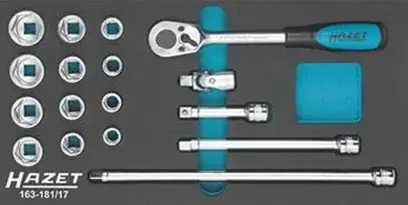 Modul pre nástroje 163-181/17 Nástrčný kľúč 3/8" HAZET (EDE63100085)