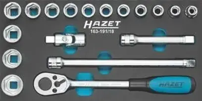 Modul pre nástroje 163-191/18 Nástrčný kľúč 1/2" HAZET (EDE63100090)
