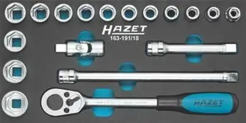 Modul pre nástroje 163-191/18 Nástrčný kľúč 1/2" HAZET (EDE63100090)