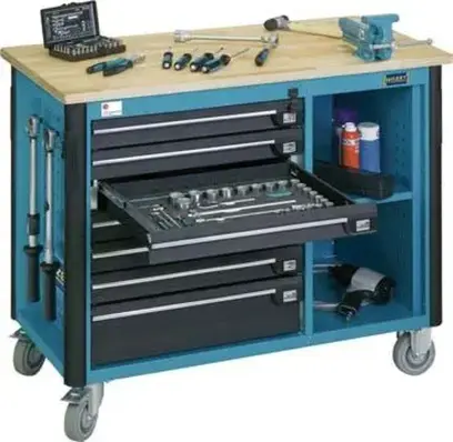 Mobilný pracovný stôl 179W-7 970x1150x600mmHAZET (EDE63120007)