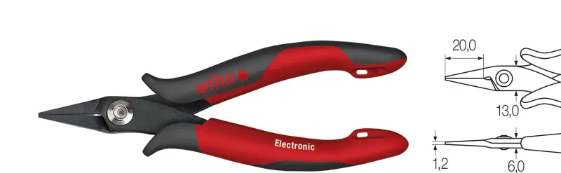 WIHA Z 36 0 03  135mm Electronic Spitzzange Elektr (WIHA26801)