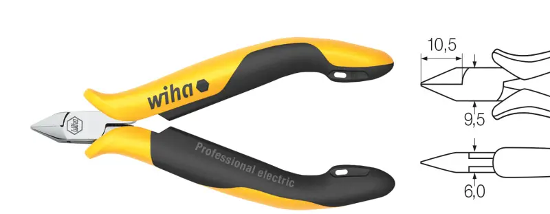 WIHA Z 40 4 115 04 Elektron.Seitenschn., Form 4 11 (WIHA26814)