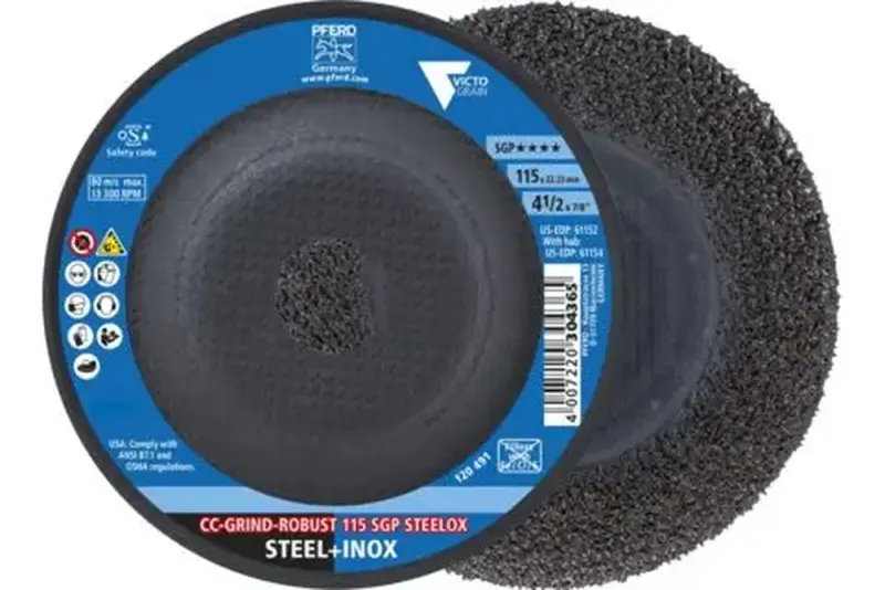 Brúsny kotúč 115 mm Pferd CC-GRIND-ROBUST 115 SGP STEELOX na ocel/nerez (PF4007220304372)