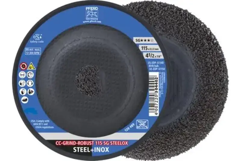 Brúsny kotúč 115 mm Pferd CC-GRIND-ROBUST 115 SG STEELOX na ocel/nerez (PF4007220304419)