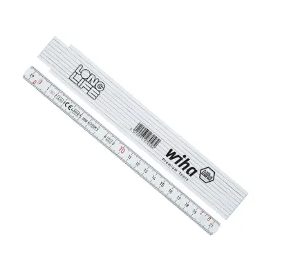 WIHA 2 m Maßstab,10 Glieder,weiß Skladaci  2m se s (WIHA27057)